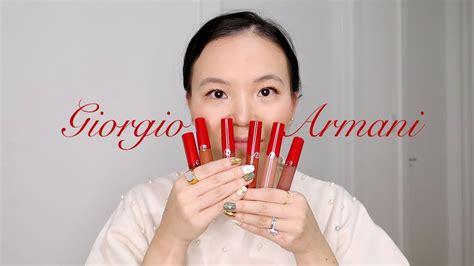 giorgio armani lip maestro swatches|giorgio armani latest lipstick.